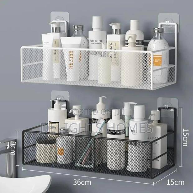 Large Mesh Bathroom Rack-Cr