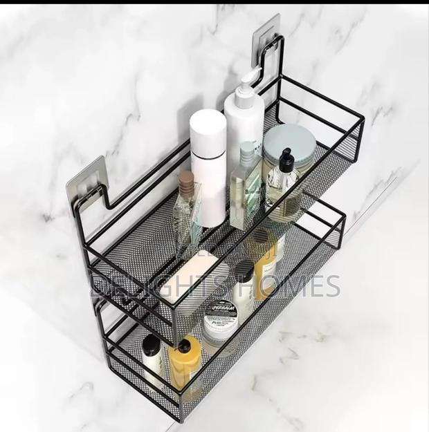 Large Mesh Bathroom Rack-Cr - thumbnail 2