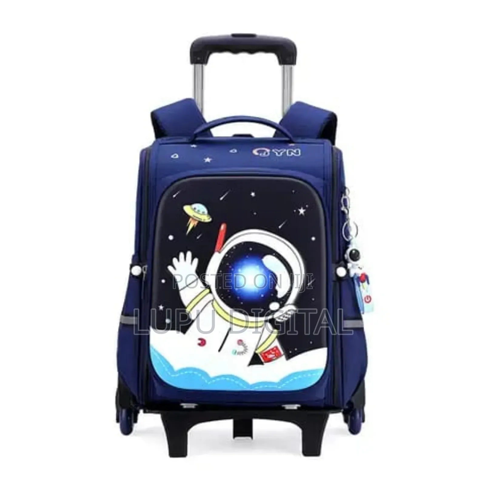 Cartoon School Trolley Bags For Girls Boys Rolling Backpack