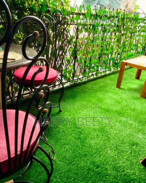 Elevate Your Space With Grass Carpet+ Privacy Fence - main view