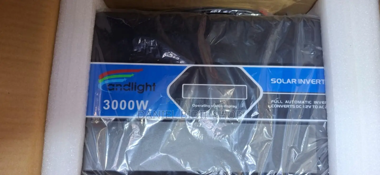 Andlight Full Automatic Solar Inverter 3kva / 3000watts