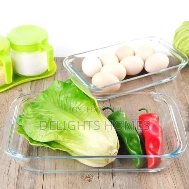 Set of 2 Rectangular Baking Pans-J