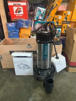 Total Twp7150026 1500w(2.0hp) Waste Water Submersible Pump
