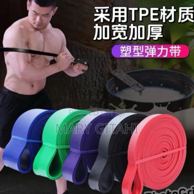 Mult Colour 4pcs Resistance Loop, Latex Bands*