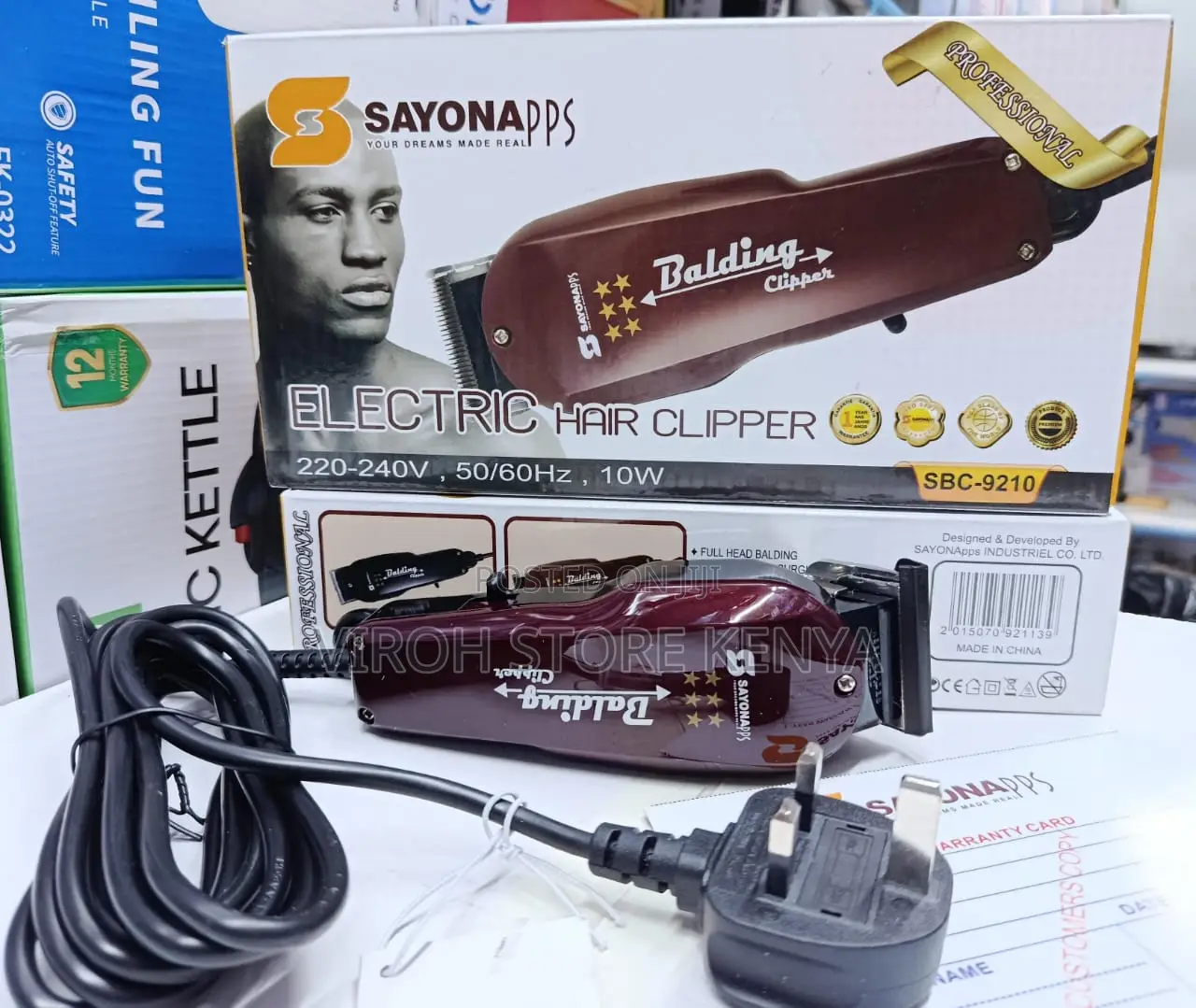 Ayona SBC-9210 Hair Balding Electric Hair Clipper Machine