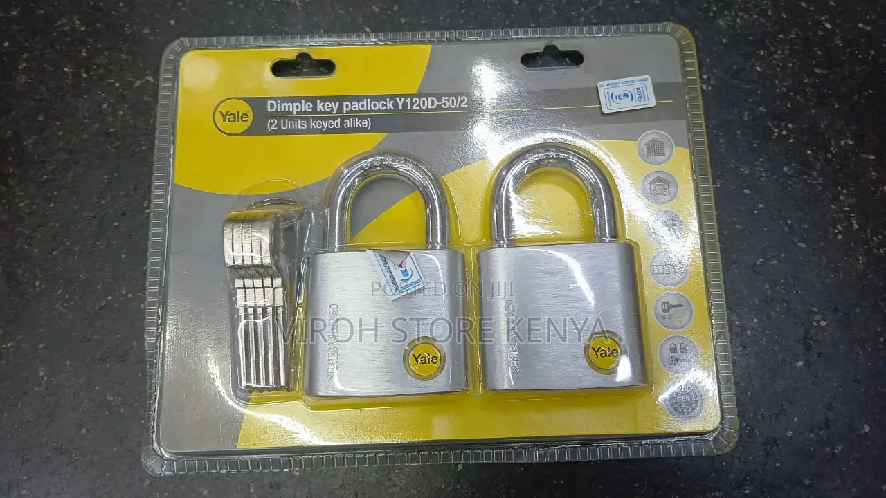Yale Padlock With Dimple Keys