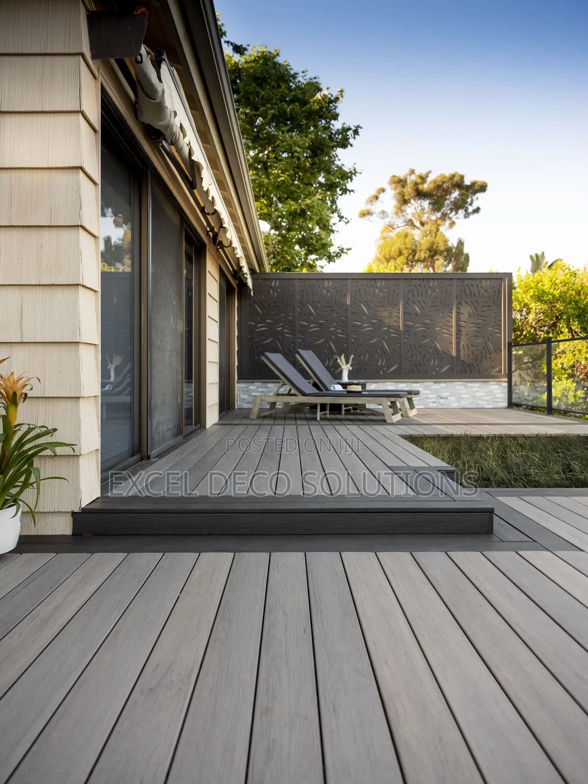 Anti Slip Eco Friendly WPC Decking Outdoor Boards