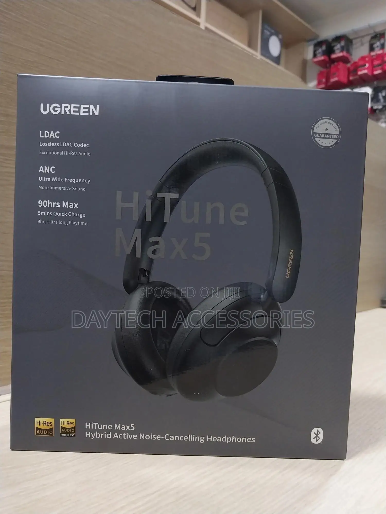 Ugreen Hitune Max5 Hybrid Anc Headphones - Hp202(Ug-25255)