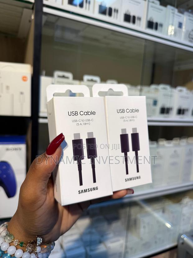 Samsung 5a Usb-C to Usb-C Charging Data Cable 1.8m - main view