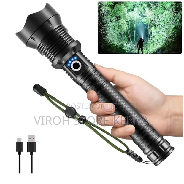 P70 Flashlight High-Performance Led Flashlight Black - main view