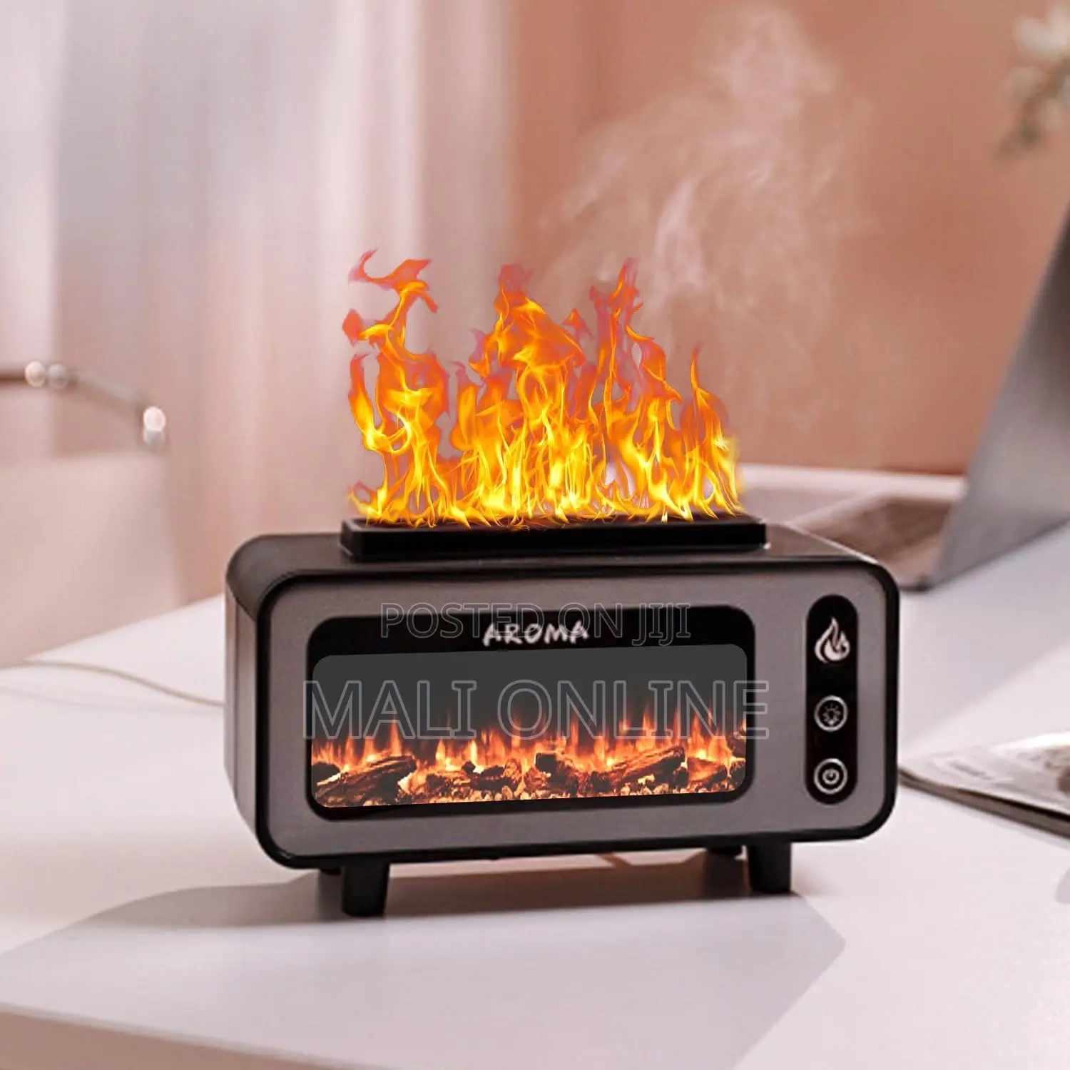 Flame Humidifier Fireplace Aromatherapy Air Humidifier