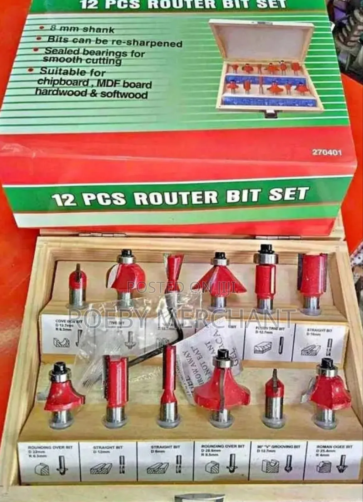Router Bit 8mm Shark