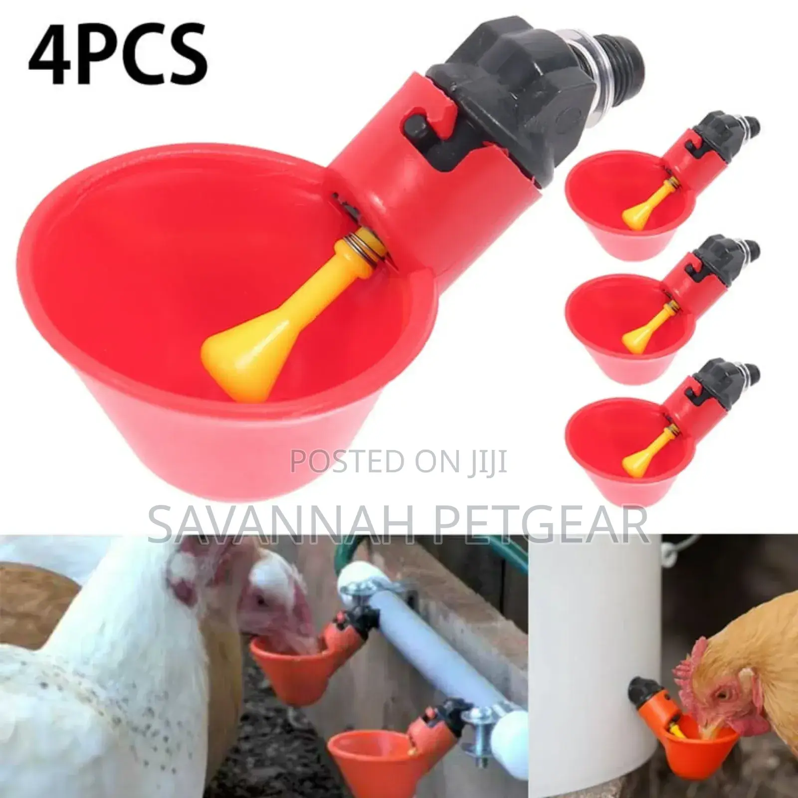 Automatic Chicken, Ducklings, Pigeon, Parrots Cup Drinkers
