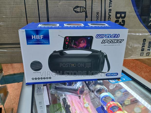 Caston Portable Solar Bluetooth Speaker With Phone Holder - main view