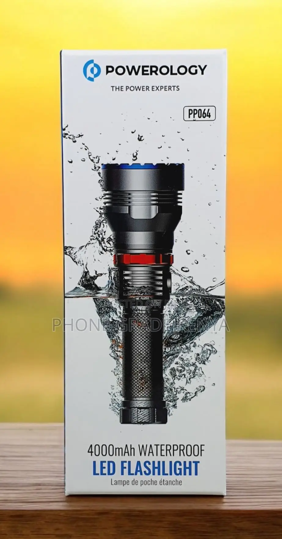 Powerology 1000 Lumenus Rechargeable Led Flash
