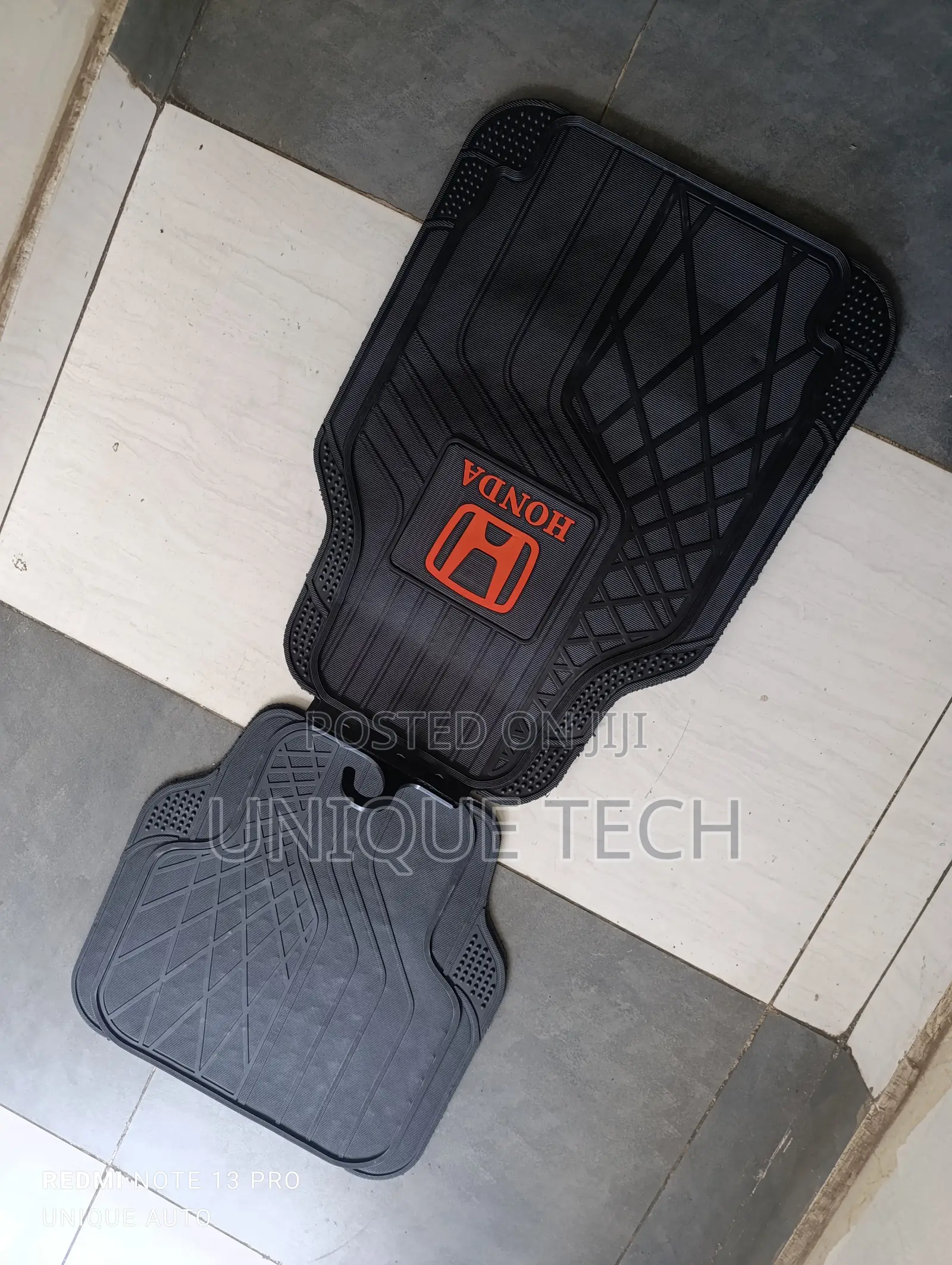High Quality Honda Branded Car Mats