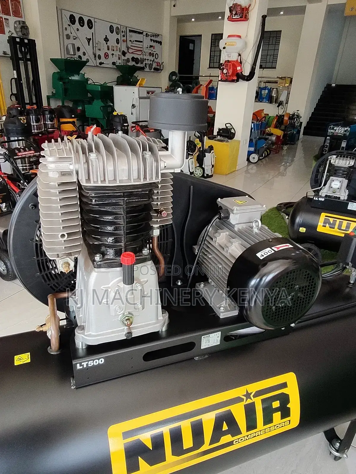 Nuair Italian 500l Three Phase Air Compressor Machine