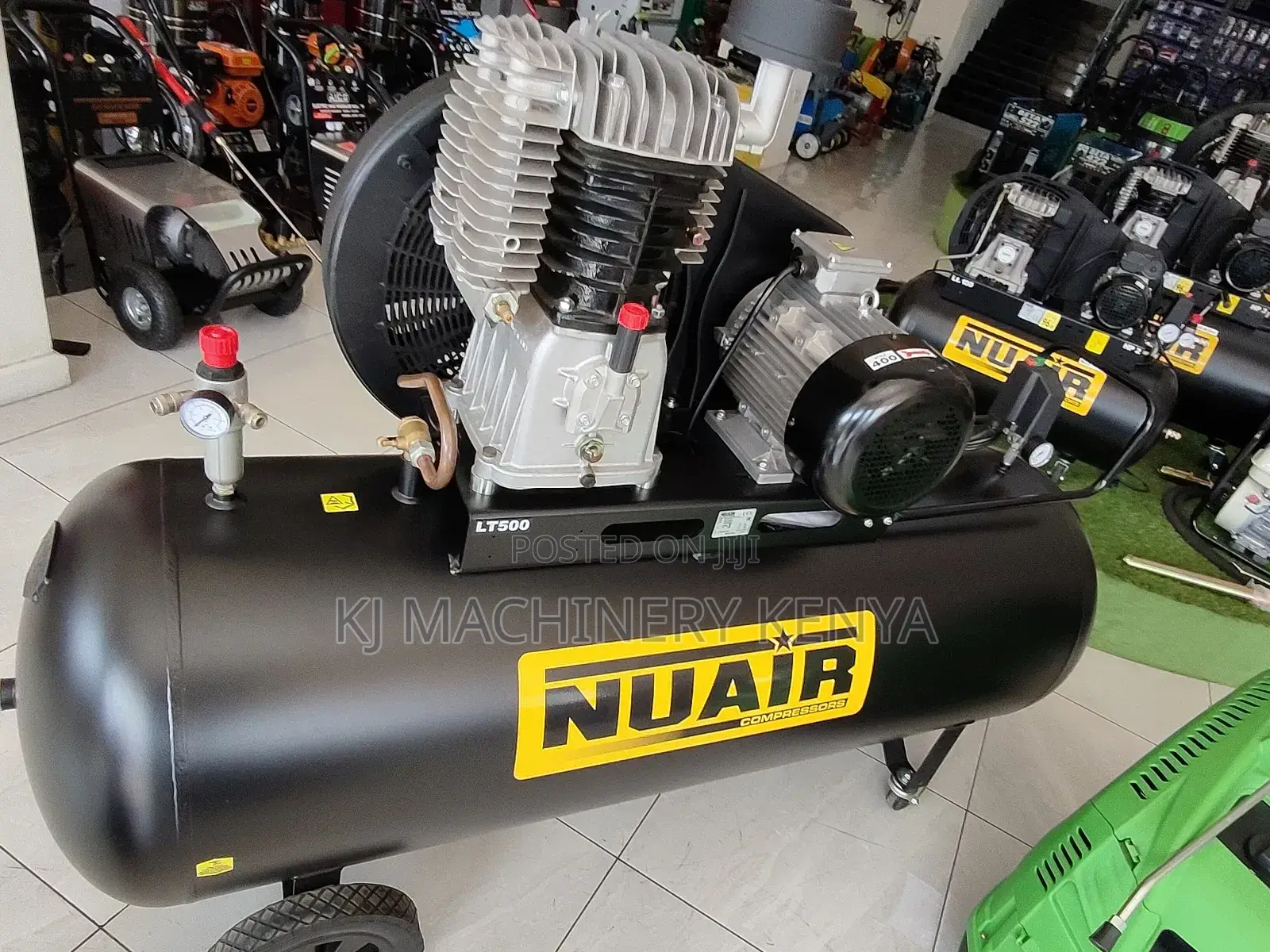 Nuair Italian 500l Three Phase Air Compressor Machine
