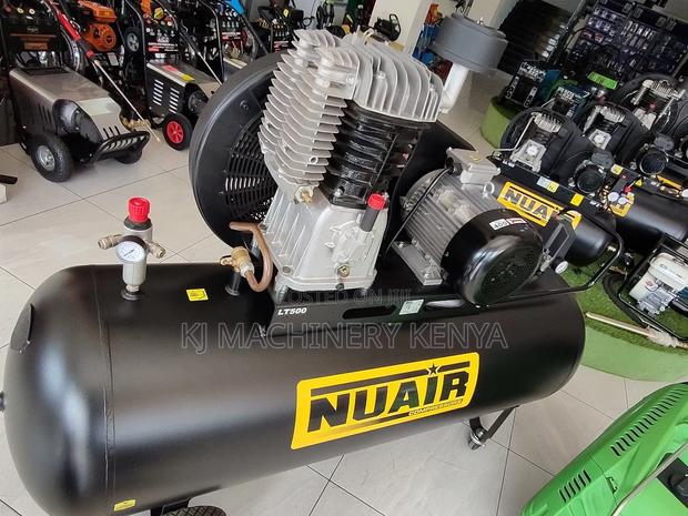 Nuair Italian 500l Three Phase Air Compressor Machine - thumbnail 4