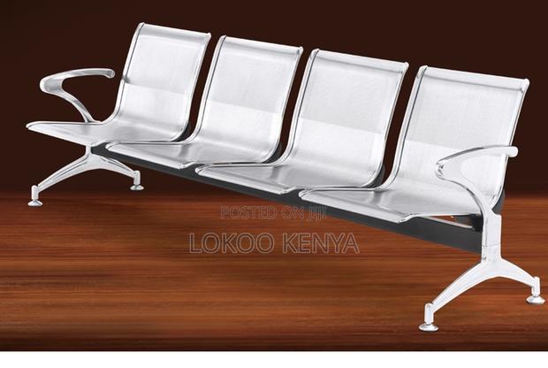Office Bench: 3-Seater Non-Padded Reception Bench - thumbnail 5