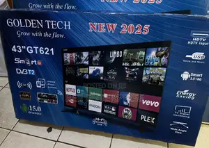 New Golden Tech 43 Inches 4k Smart Android  Digital Tv