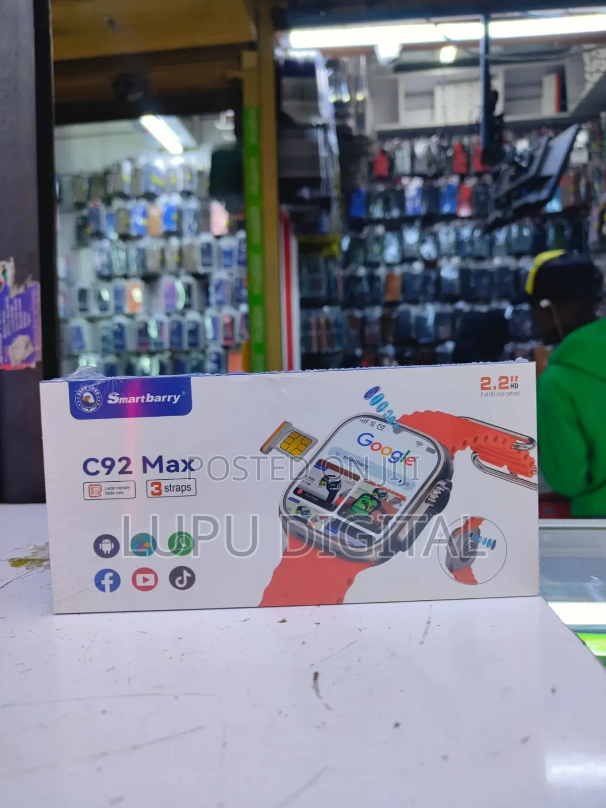 2.2"Hd 3 Straps C92 Max