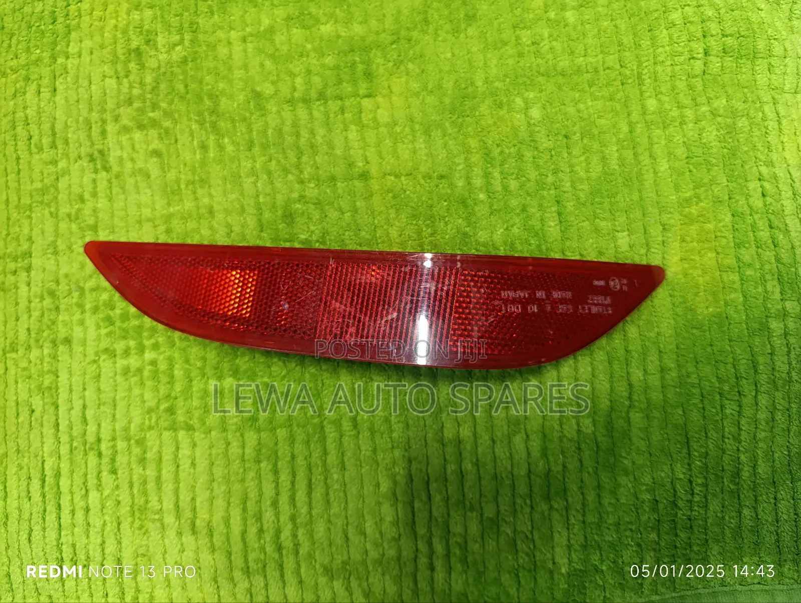 Rear Bumper Reflector Honda