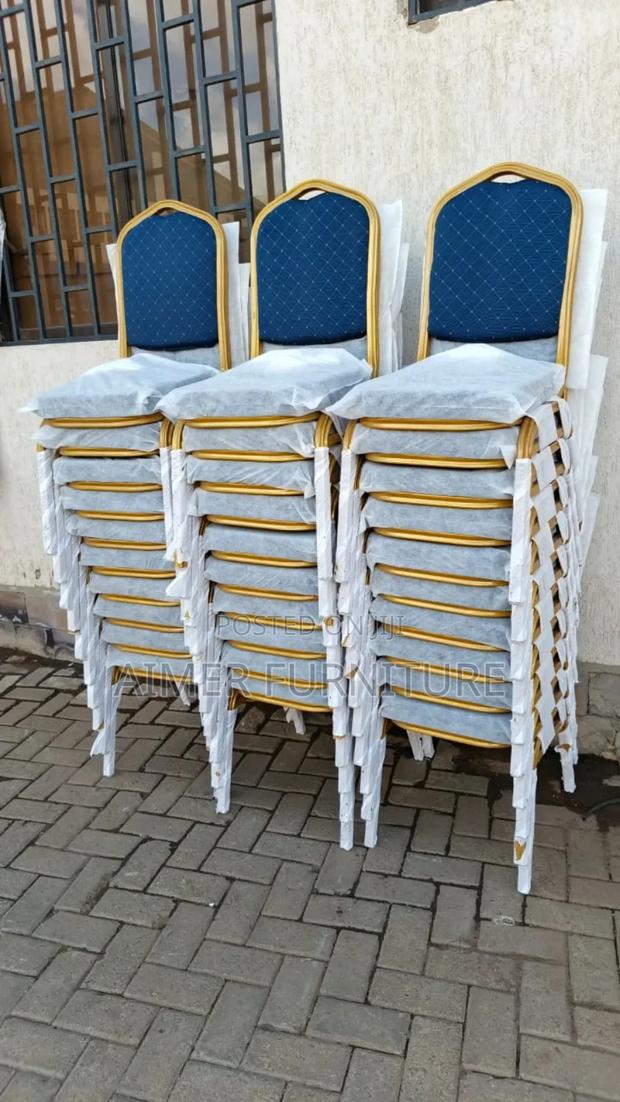Blue Church Chairs