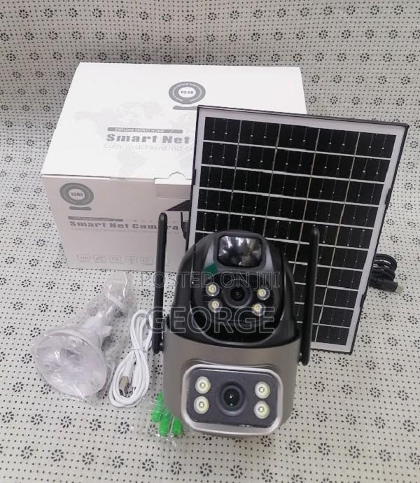 Long Service Dual Lens 2mp V380 Pro 4g Solar PTZ Camera