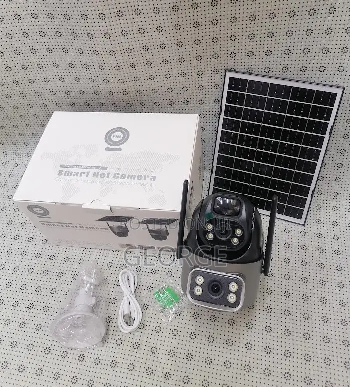 Trustworthy Dual Lens 2mp V380 Pro 4g Solar PTZ Camera