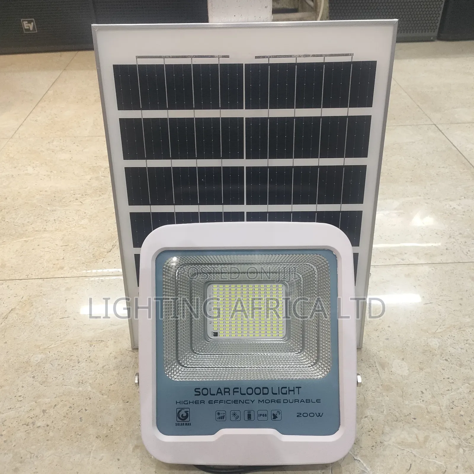 12hrs Straight 200w Bright Solarmax Floodlight