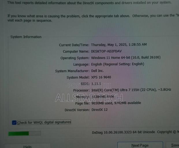 Laptop Dell 16GB Intel Core Ultra 7 SSD 1T - thumbnail 4