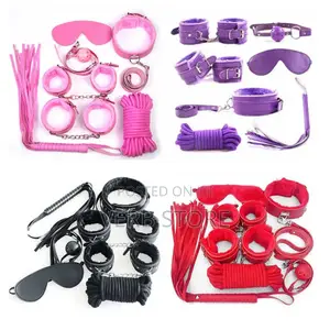 10 Pieces Purple Fetish Bondage Set