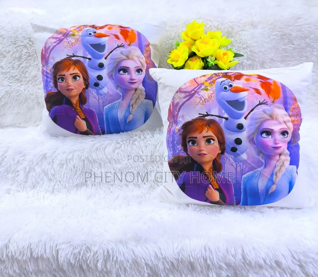 Cartoon Themed Classic Snuggly Throw Pillows