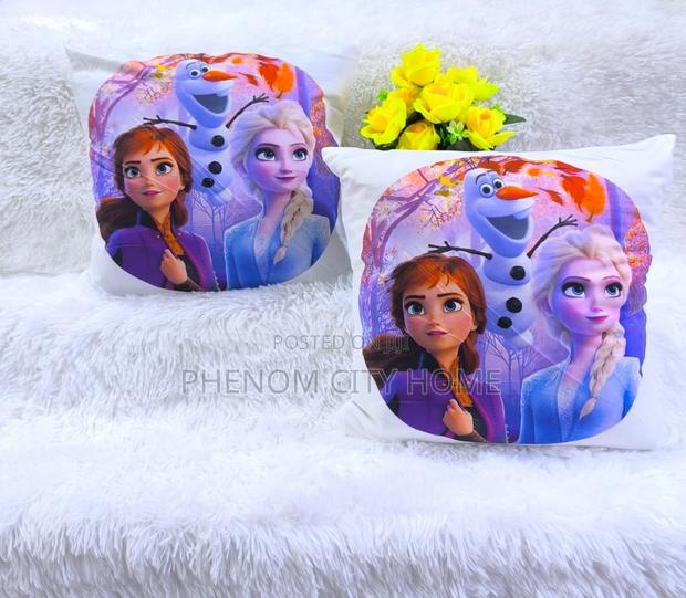 Cartoon Themed Classic Snuggly Throw Pillows - main view