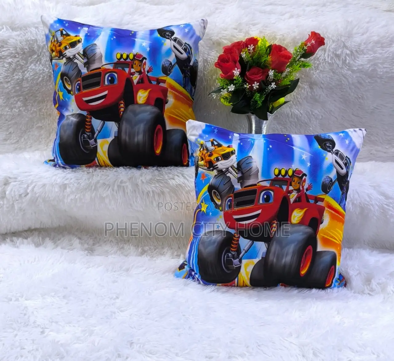 Cartoon Themed Luxurious Throw Pillows