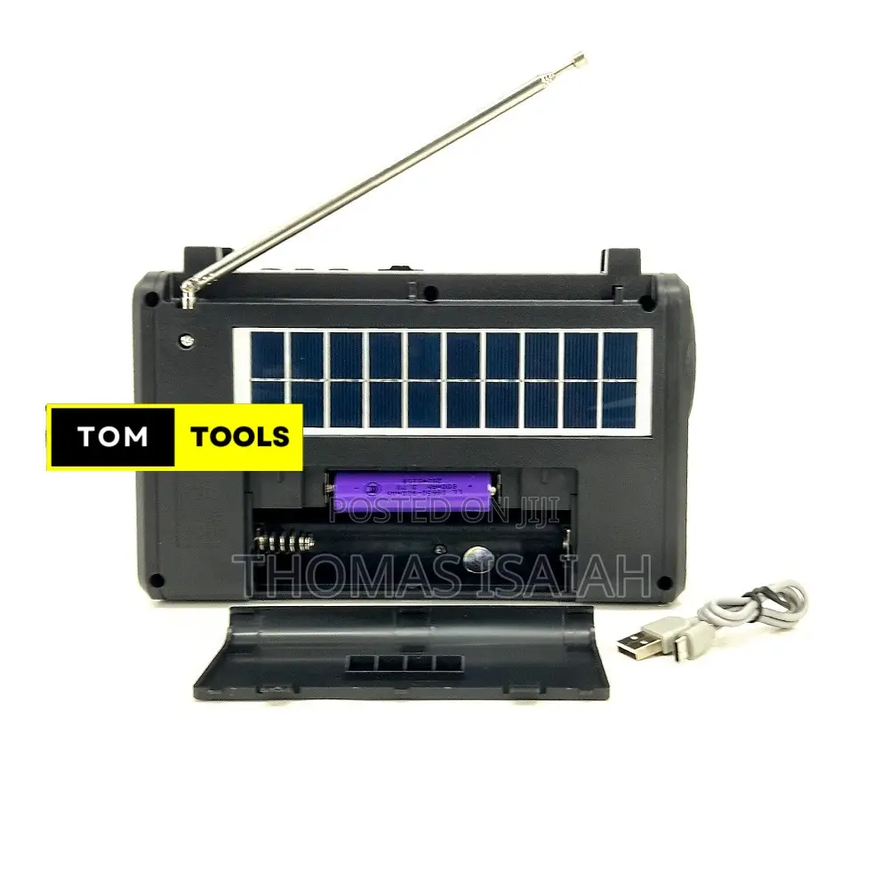 Fp315bts Solar Rechargeable 3 Band Radio With Bluetooth, Us