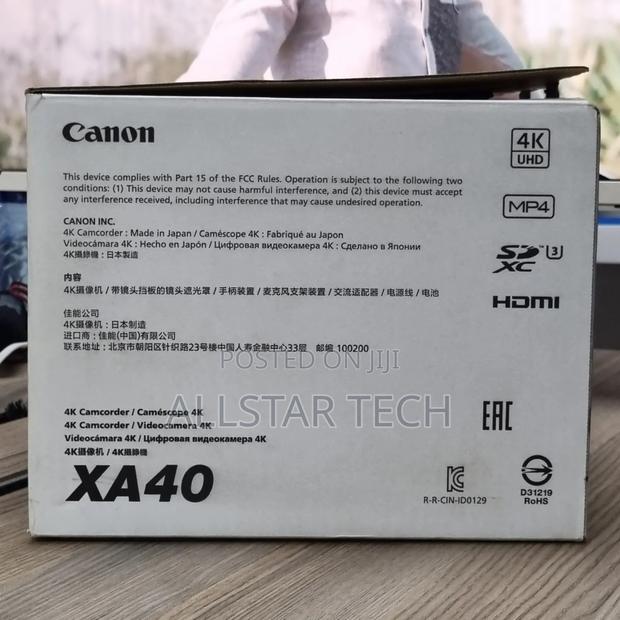 Canon Xa40 Professional Uhd Camcorder - thumbnail 3