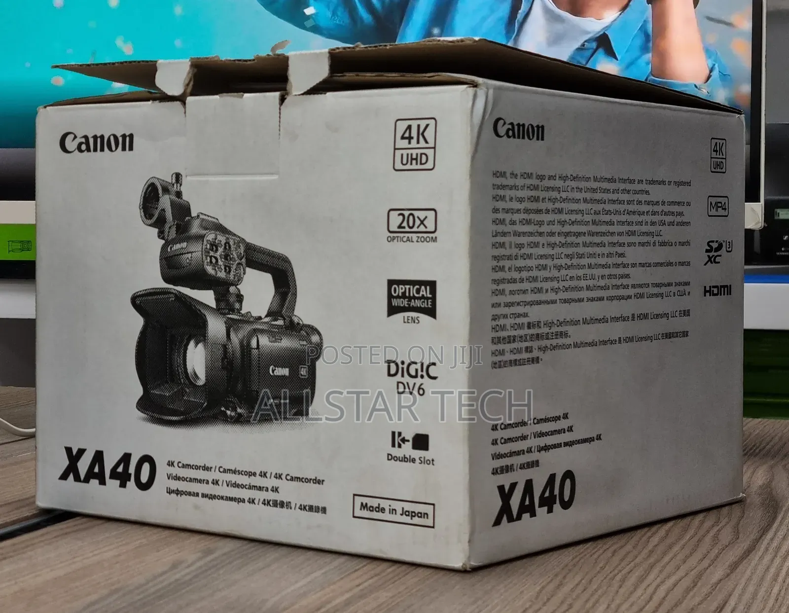 Canon Xa40 Professional Uhd Camcorder