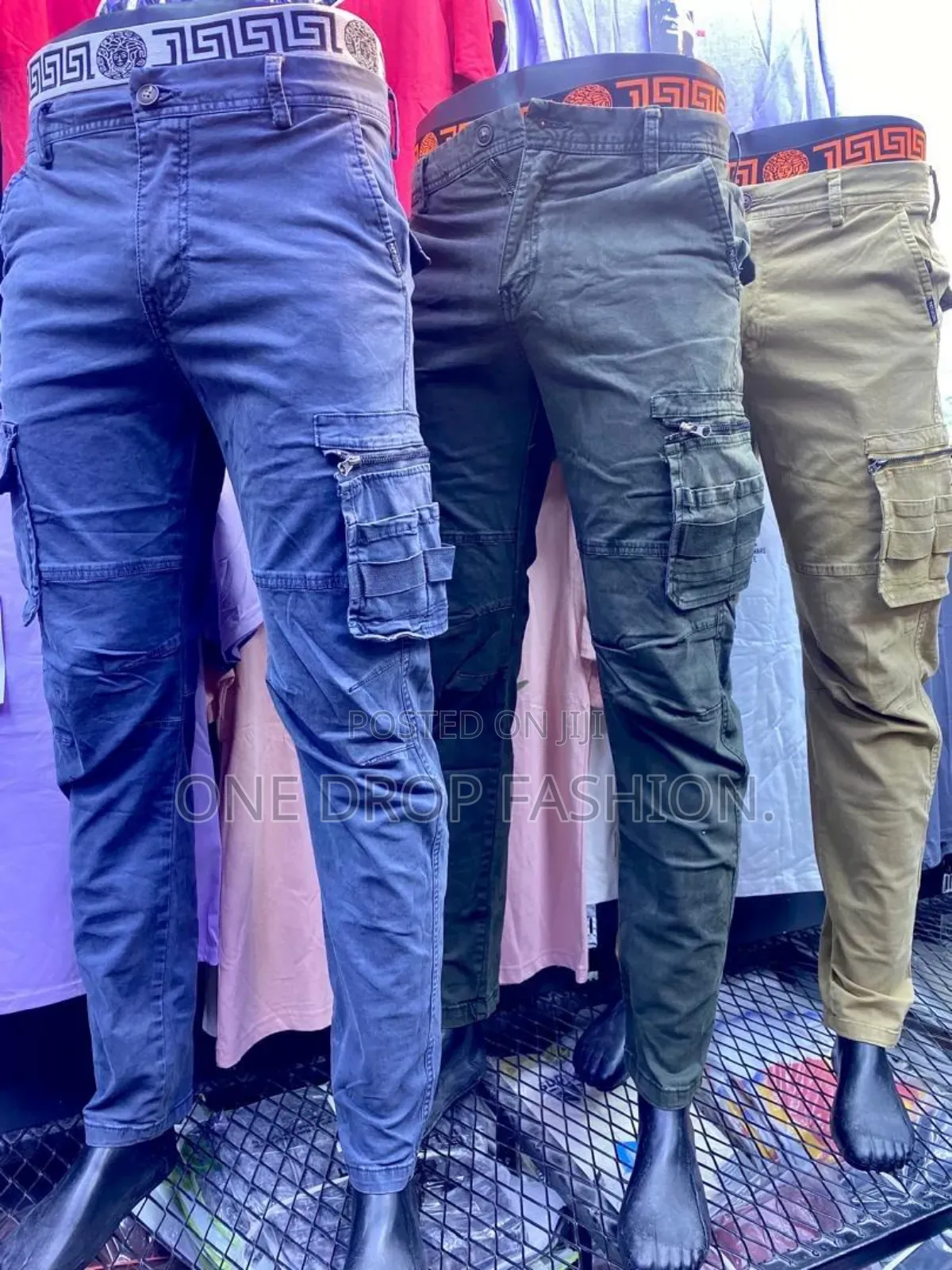Men Side-Pocketed Pants