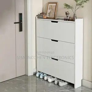Double Layered Bucket Flip Shoe Rack