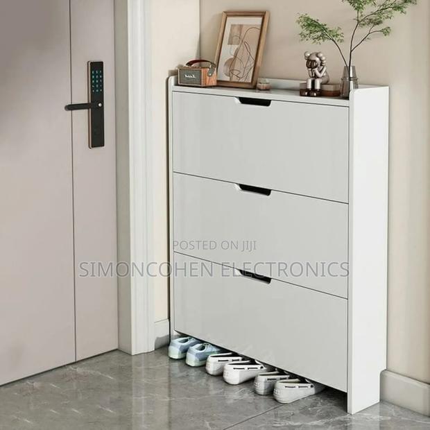 Double Layered Bucket Flip Shoe Rack