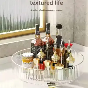 *360°Acrylic Rotating Turntable Organizer 29cm X 6.5cm