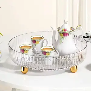 *360°Acrylic Rotating Turntable Organizer 29cm X 6.5cm
