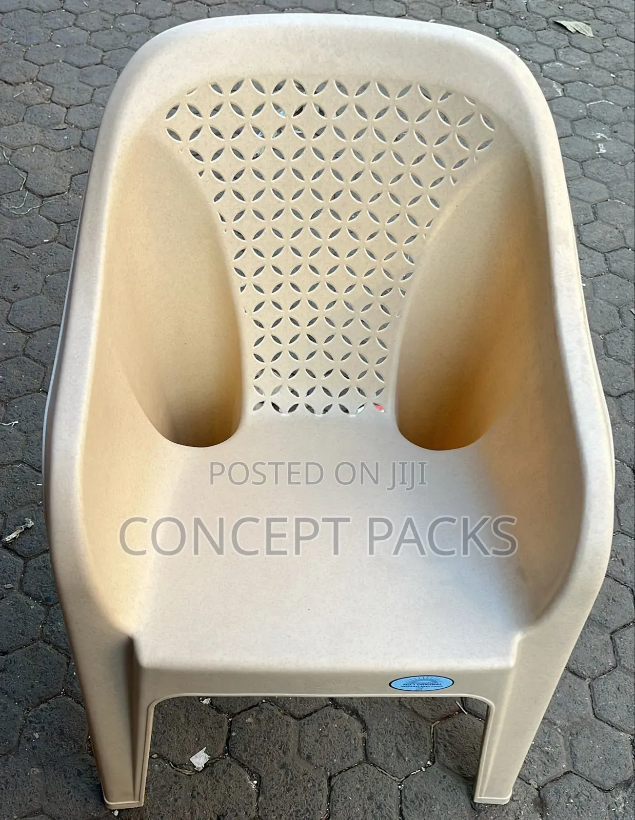 Cream Skyplast Easychair.