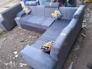 Morden Affordable Grey 6seater Corner Seat Sofa for Sale