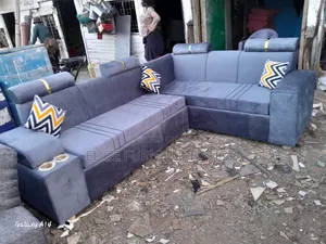 Grey 6seater Corner Seat Sofa Available