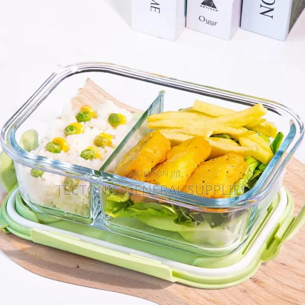 1040ml Double Partioned Borosilicate Glass Container* - thumbnail 8