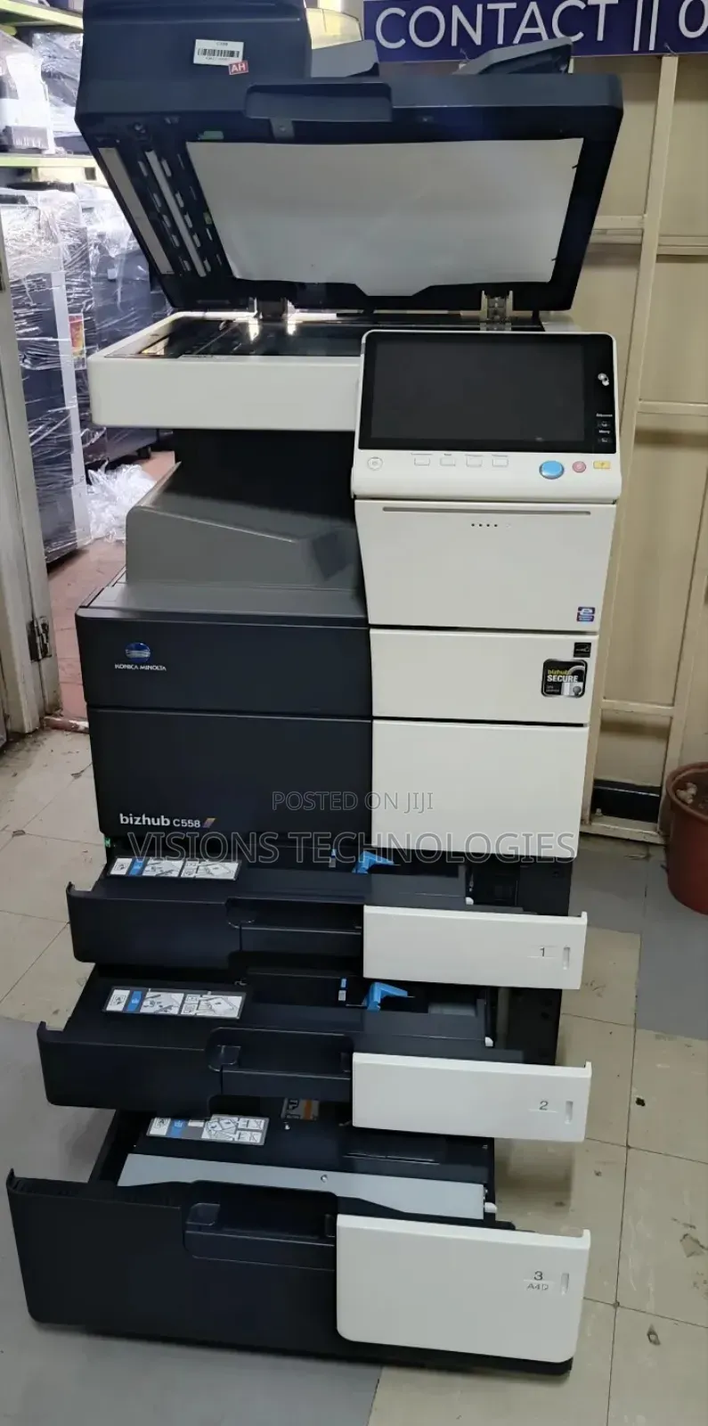 Bizhub C558 A3/A4 Colored Multifunctional Printer