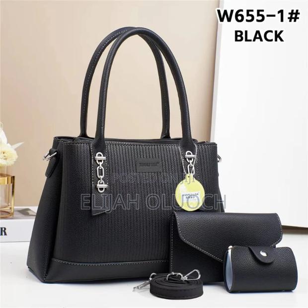 Classic 3 in 1 Quality Leather Hand Bags - main view